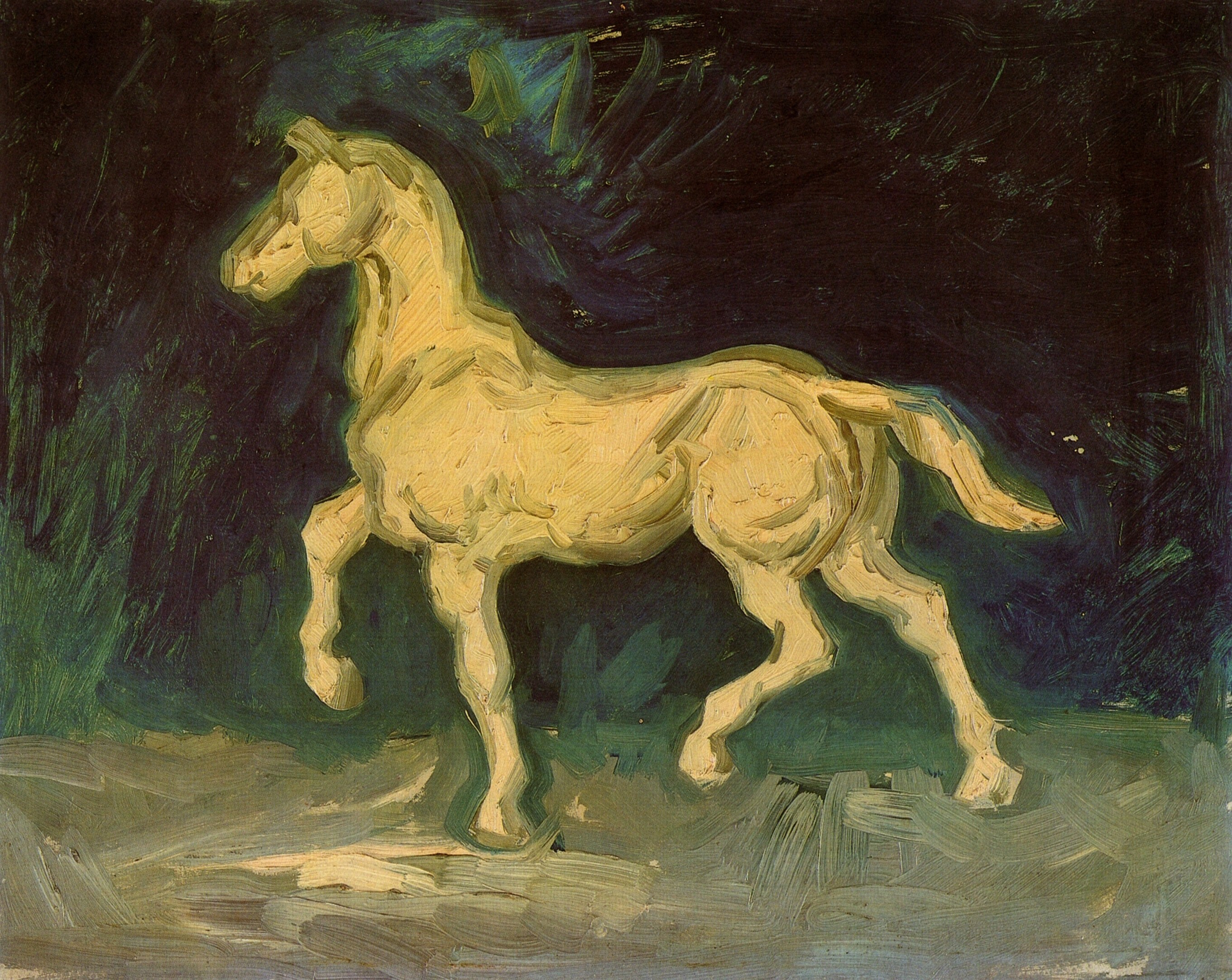 Картина Ван Гога Лошадь. Статуэтка 1886